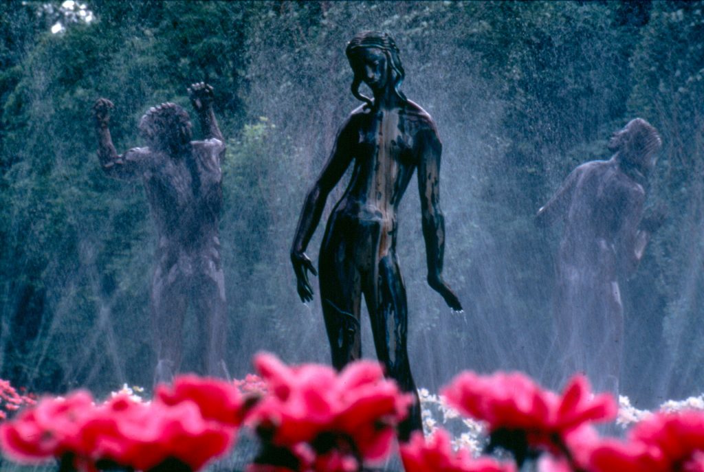 Orpheus Fountain (1937) by Carl Milles on the Cranbrook Academy of Art campus (Photo: Courtesy Cranbrook Archives).